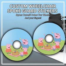 Wheelchair Spoke Guard Sticker