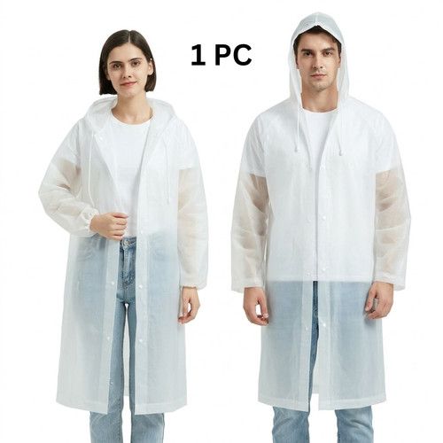 Reusable rain poncho - reusable,