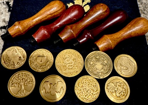 Wax seal stamp set sealing - x9,