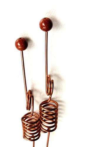 Pair cooper dowsing rods - pair,