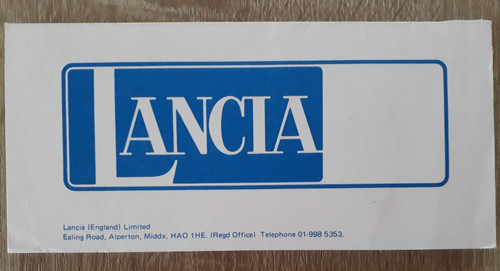 Lancia range price list - price, 1973