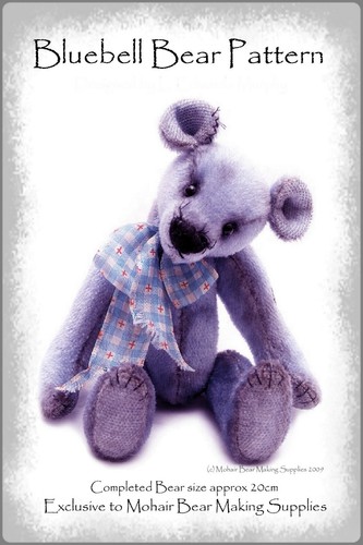 Ooak mohair teddy - mohair, sewing