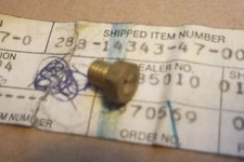 YAMAHA GT1 GTMX GT80 MX80 RD50 1973>1986  GENUINE MAIN JET (#94)  # 288-14343-47