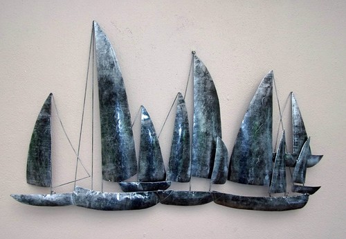 Hand made burnt - burnt, ships