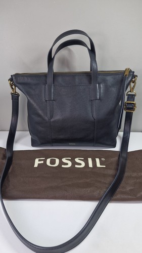 Fossil black leather - ,
