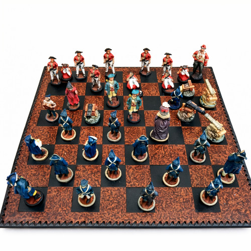 Vintage themed chess - chess, hand