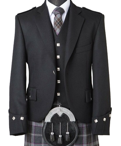 Men argyle kilt jacket - men's,