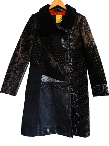 Desigual patchwork coat - patchwork,