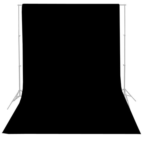 Black muslin backdrop photo - muslin,