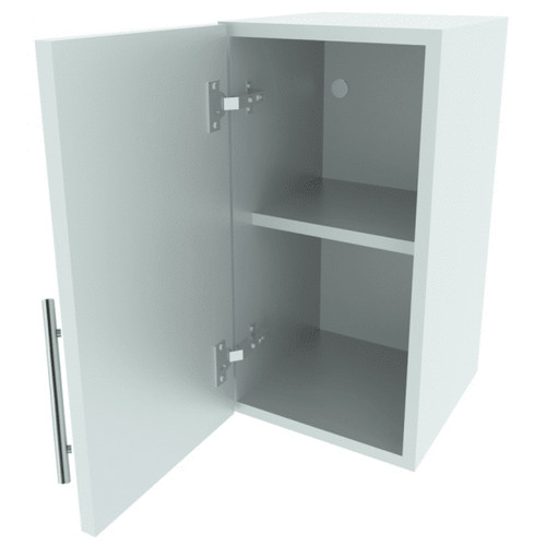 300mm single wall unit - unit, white