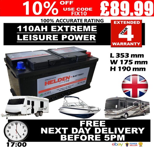 12v 110ah leisure battery - leisure,