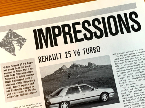 Renault turbo 1980s - v6,