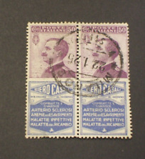 ITALIA REGNO-PUBBLICITARI-1924 SIERO CASALI 50 c. coppia - timbrato