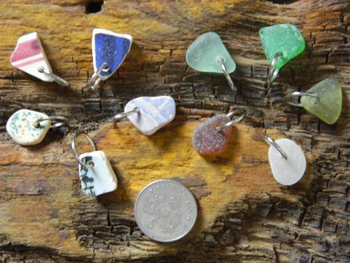 Drilled sea pottery and - pottery,