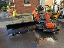 Husqvarna R216TAWD Out Front Ride-On Mower 103cm mulching deck Snow Plough