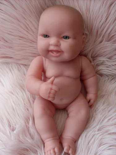Berenguer hard body 14ins - hard, doll