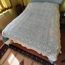 Pair Single Bedspreads Vintage