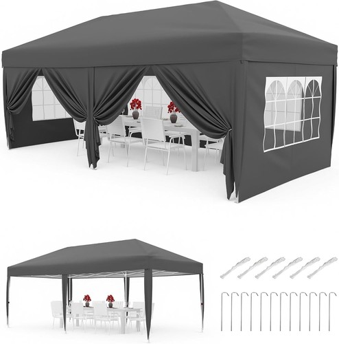 3x6m heavy duty gazebo marquee - 3x6m,