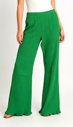 Zara green high rise - rise, cropped