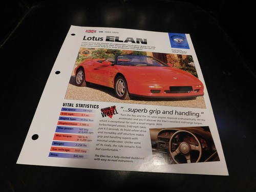 1989 1994 lotus elan spec - elan,