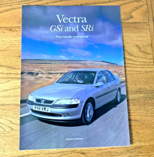 VAUXHALL VECTRA GSi & SRi - FRAMEABLE COLLECTIBLE ORIGINAL CLASSIC CAR ADVERT