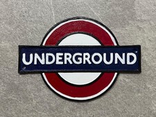 Underground London Tube Network Cast Iron Reproduction Sign Plaque 26cm