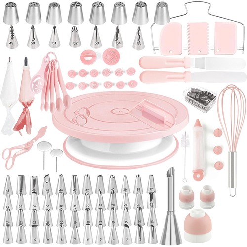 Cake decorating kit with - cake,