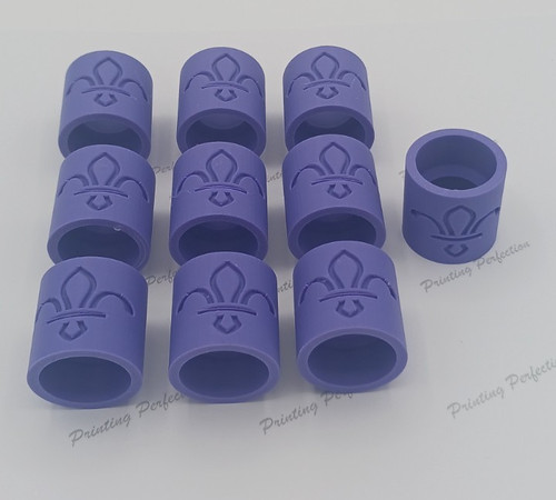 Purple scout woggle - purple,