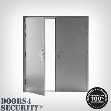 STEEL SECURITY DOUBLE DOORS W/ MULTI POINT LOCKING 1780-1840x2075 ?DELIVERY