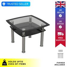 Black Glass Coffee Table -