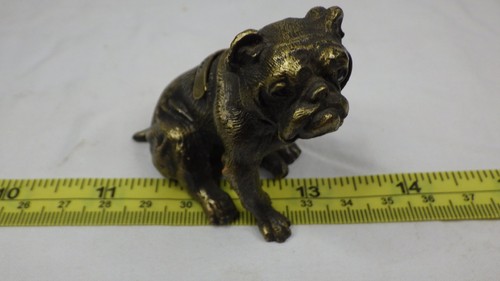 Vintage bronze english bulldog - vintage,