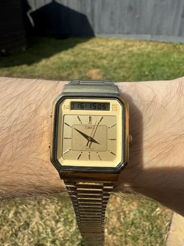 Timex cell gold analog - cell,
