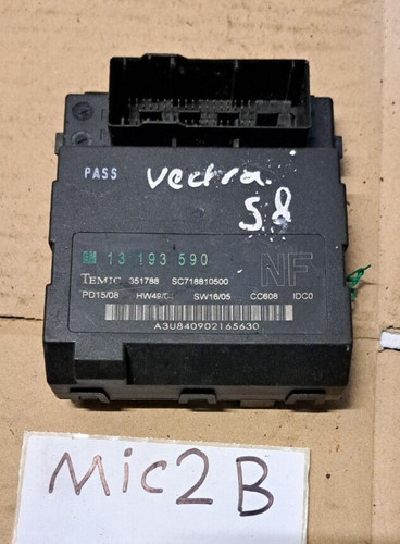 Vauxhall vectra body control - vauxhall,