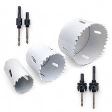 Bi Metal Holesaw Cutter Hex & SDS Arbor Pilot Bits HSS Hole Saw (14mm - 152mm)