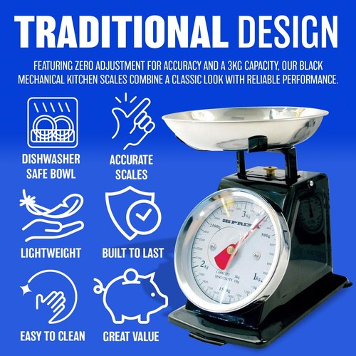 New black 3kg traditional - new,