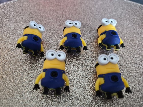 Minion silicone beads - 6x, 3d