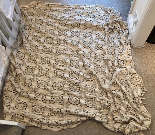 Vintage boho crochet lace - vintage,
