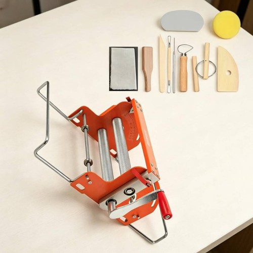 Hand crank slab roller - hand,