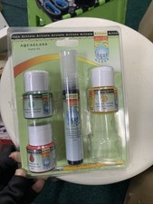 Aquaglass Starer Kit, Glass Paint Beginners Artists Painting Set **BLUE MISSING*
