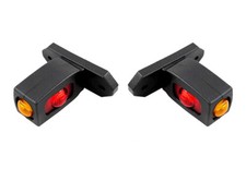 12V 24V CE QUALITY 2x SIDE MARKER LED 3 FACE LIGHTS FOR CAR HORSEBOX SCANIA