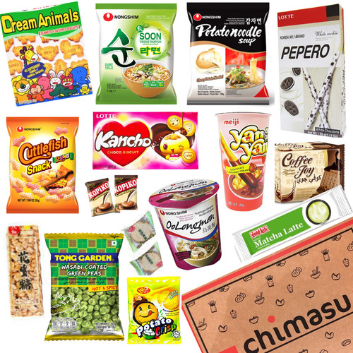 Asian savoury snack box - [savoury],