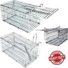 Heavy Duty Rat Trap Mouse Catcher Humane Pest Rodent Mice Vermin Bait Cage UK