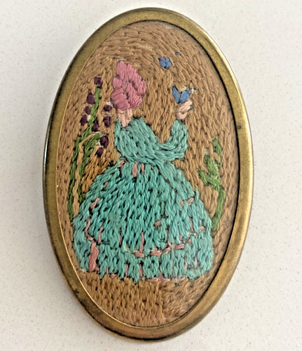 Vintage brooch hand - brooch,