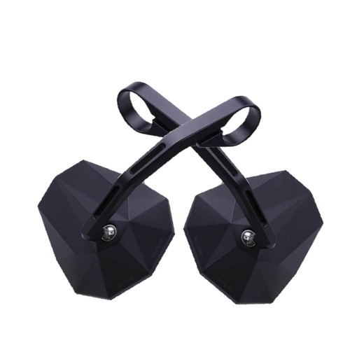 Bar end mirror pair stealth - end,