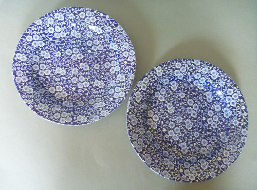Burleigh blue calico - blue, dinner