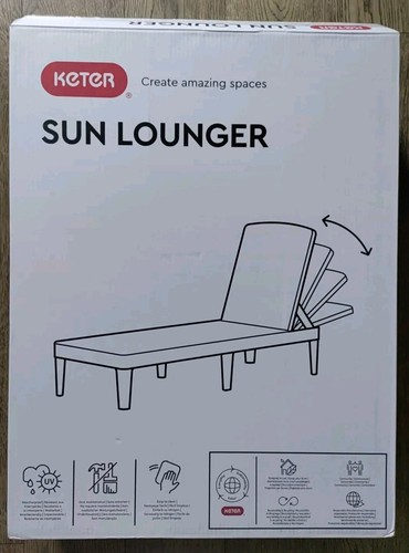 Sunlounger jaipur graphite - jaipur,