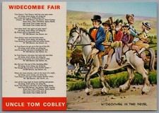 Greetings from Widecombe Devon England Postcard Unposted