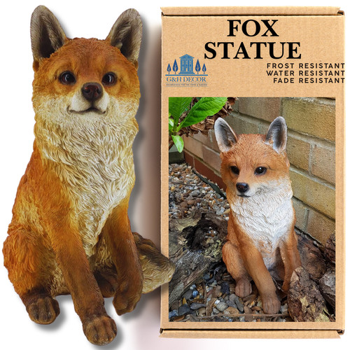 Fox ornament hand - hand, painted