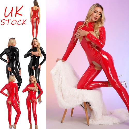 Women wetlook catsuit - wetlook,