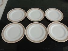 6 x Royal Worcester  Golden Anniversary Side Plates 1962 - 15.5cm VGC